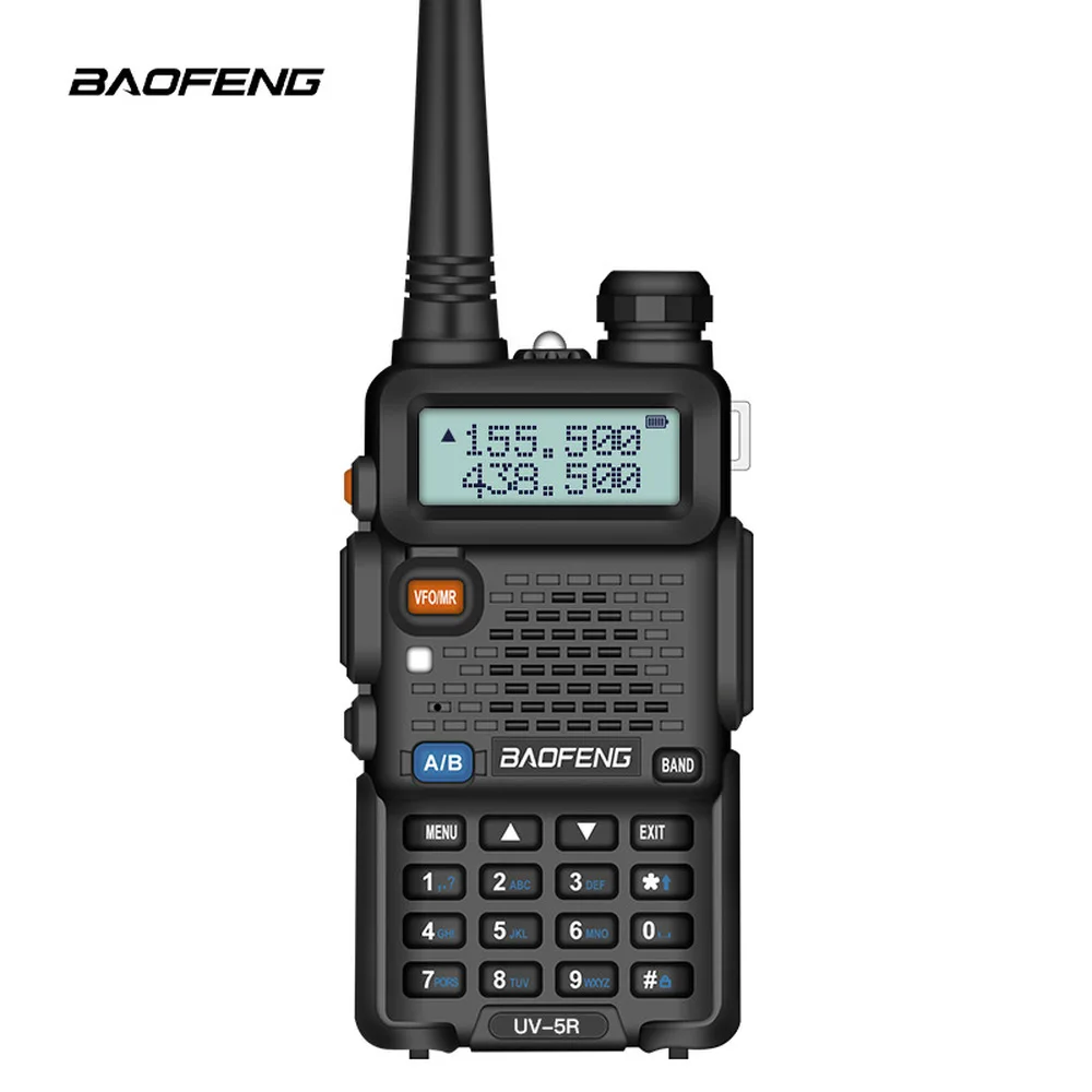 Baofeng UV 5R Walkie Talkie 10km UV5R CB Radio 8W 128CH VHF UHF Dual Band Baofeng UV-5R Two Way ham Radio comunicador scanner