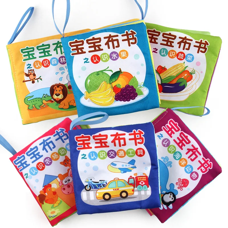 

Chinese Translation 2-in-1 Palm Book-Washing Baby Cloth Book with xiang zhi Early Childhood Cognitive ENLIGHTEN Toy 6 Page 12 Su