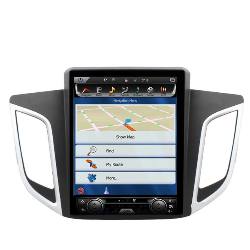 Для hyundai Compact SUV ix25- автомобильный Радио Android мультимедийный плеер Автомобильный сенсорный экран gps навигация поддержка Carplay