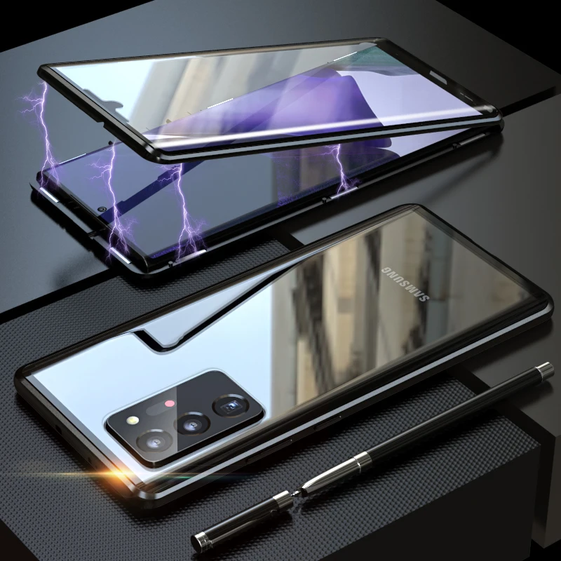 Магнитный чехол для Samsung Galaxy S20 S10 S8 S9 Note 20 Ultra Plus Lite 9 8 A71 s20 fe чехлы телефонов