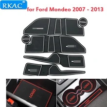 Для Ford Mondeo 2007-2012 MK4 дверной паз Коврик Противоскользящий резиновый колпачок держатель ворота Слот коврик аксессуары 2008 2009 2010 2011 2013