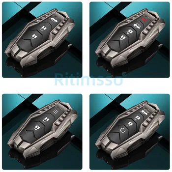 Custodia in lega di zinco silicone per chiave auto per Nissan Altima Qashqai J10 J11 x-trail t31 t32 dà dei colpi Tiida Pathfinder Murano Note Juke - Custodia in lega di zinco silicone per chiave auto per Nissan Altima Qashqai J10 J11