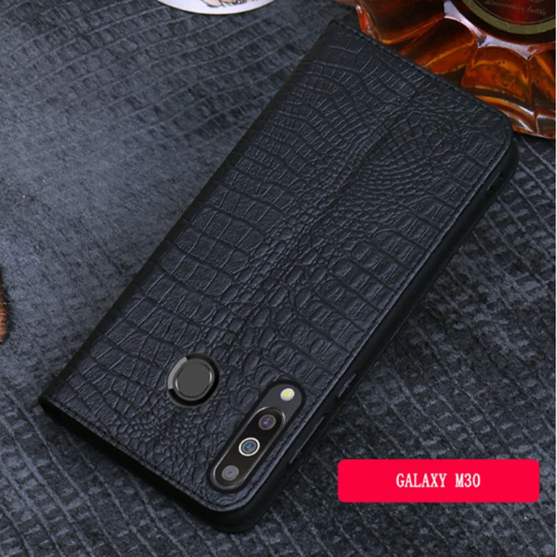 Натуральная кожа магнитный держатель телефона сумка для samsung Galaxy M30/Galaxy M30S чехол для телефона для samsung Galaxy M20 крышка