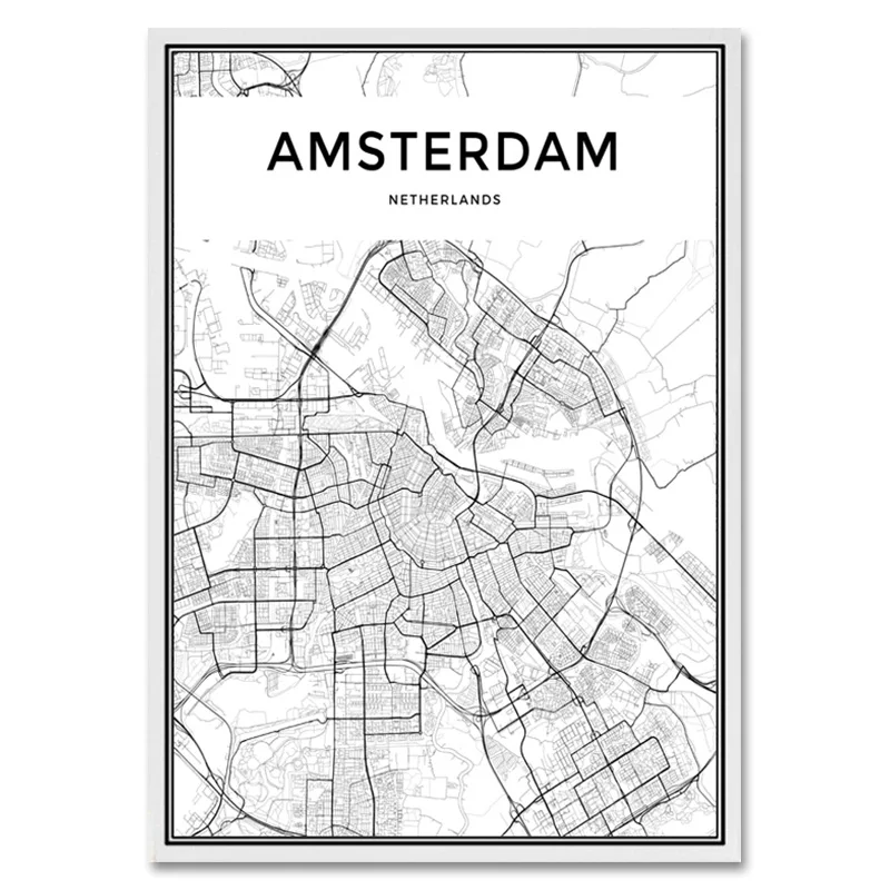 Black-and-White-World-City-Map-New-York-Tokyo-Paris-Wall-Art-Canvas-Poster-Prints-Nordic (7)