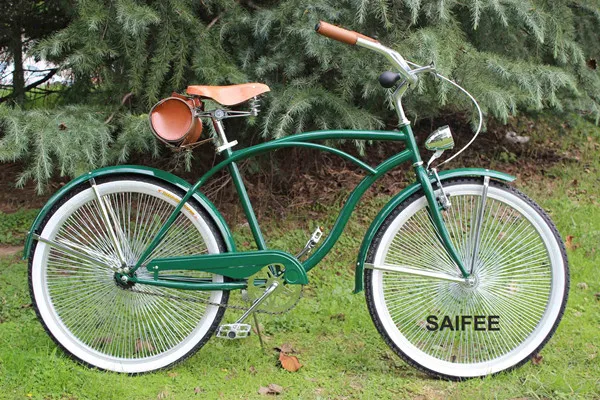 X-Front бренд 24/26 дюймов Ретро велосипед 7 скоростей Harley commuter пляжный дорожный велосипед shiman0 bicicleta racefiets - Цвет: green