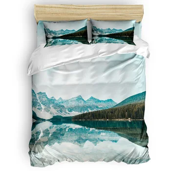

Blue Sky And White Clouds Duvet Cover Set 2/3/4pcs Bedding Set Bed Sheet Pillowcases Cover Set