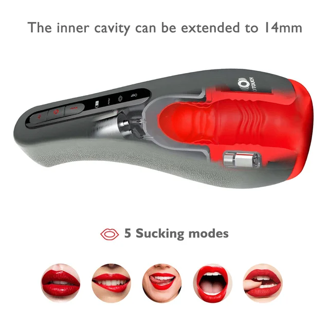 OTOUCH Male Masturbator Vibrator for Men Silicone Automatic Heating Sucking Oral Sex Cup Adult Intimate Toys