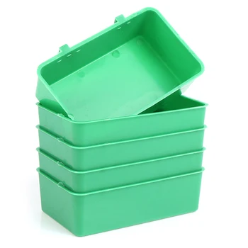 

5pcs Multi-function Food Tray Parrot Bathtub Animal Cage Standing Wash Shower Box Pet Stuff