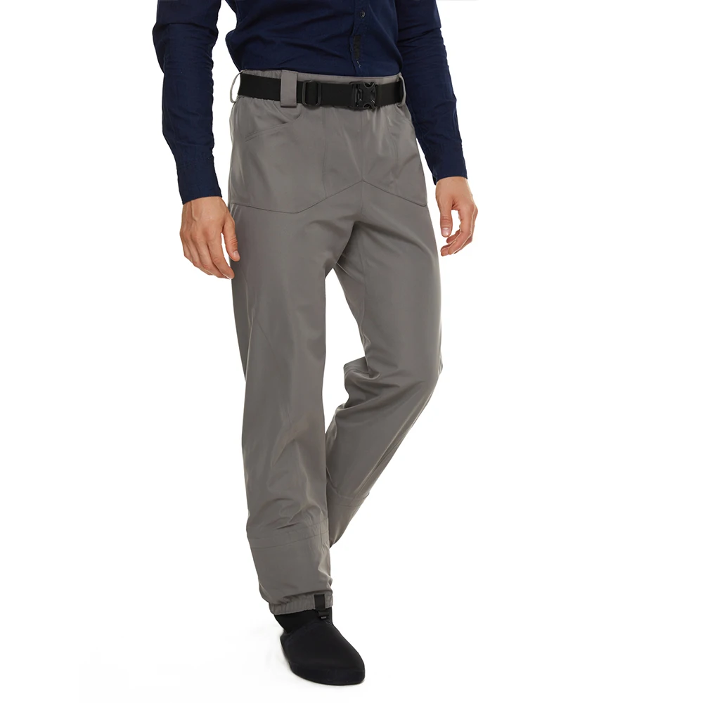 US $66.56 Waist Waders Wading Pants 3Ply Breathable Fishing Waders with Pockets and Durable Stocking
