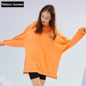 

Metersbonwe 2020 New Spring Sweatshirt Women printing Casual O-Neck Sweatshirt Loose Pullover women fashion Leisure Pop Tops