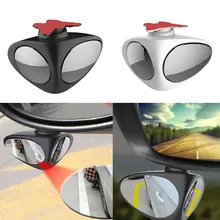 Quente 360 rotação ajustável convexo espelho retrovisor do carro espelho de ponto cego espelho grande angular da roda dianteira do carro assistido espelho