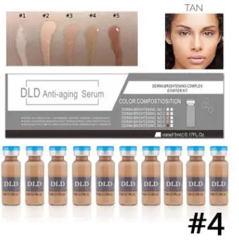 10pcs BB Cream 4 BB сыворотка, светящийся набор, Dermawhite meso, BB Лечебный крем, Mesowhite, макияж, Жидкая основа, профессиональная для лечения тонуса кожи - Цвет: 10pcs BB Cream 4