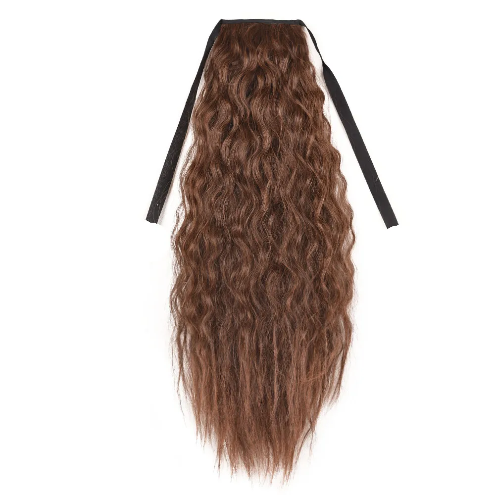 Salonchat, конский хвост, волосы для наращивания, 20 дюймов, Remy, обертывание вокруг хвоста, человеческие волосы, коричневые, черные волосы, конский хвост, человеческие волосы, кудрявый, кудрявый, конский хвост