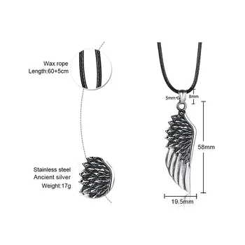 

FNL CCB28 stainless steel necklace hot sell popular single women 58mm eagle shape lover gift women jewelry