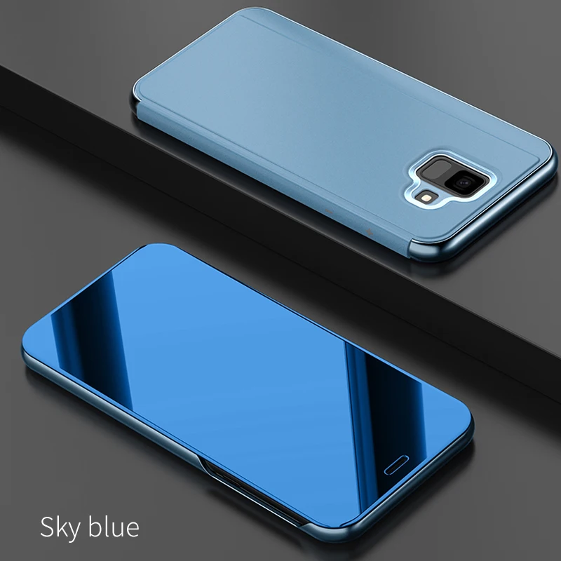 Чехол для зеркала Smart View покрытие чехол для samsung Galaxy A50 A40 A30 A20 A10 A10E A20E A2 Core A70 M10 M20 стенд и отделением для карт