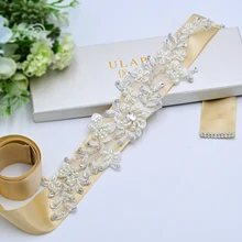 Ivory Dress Belt Embroidered Belt Maternity Style Belt for Dress Pearl Belt for Bridal Ribbon Sash Belt Fashion Girls Pearl Belt