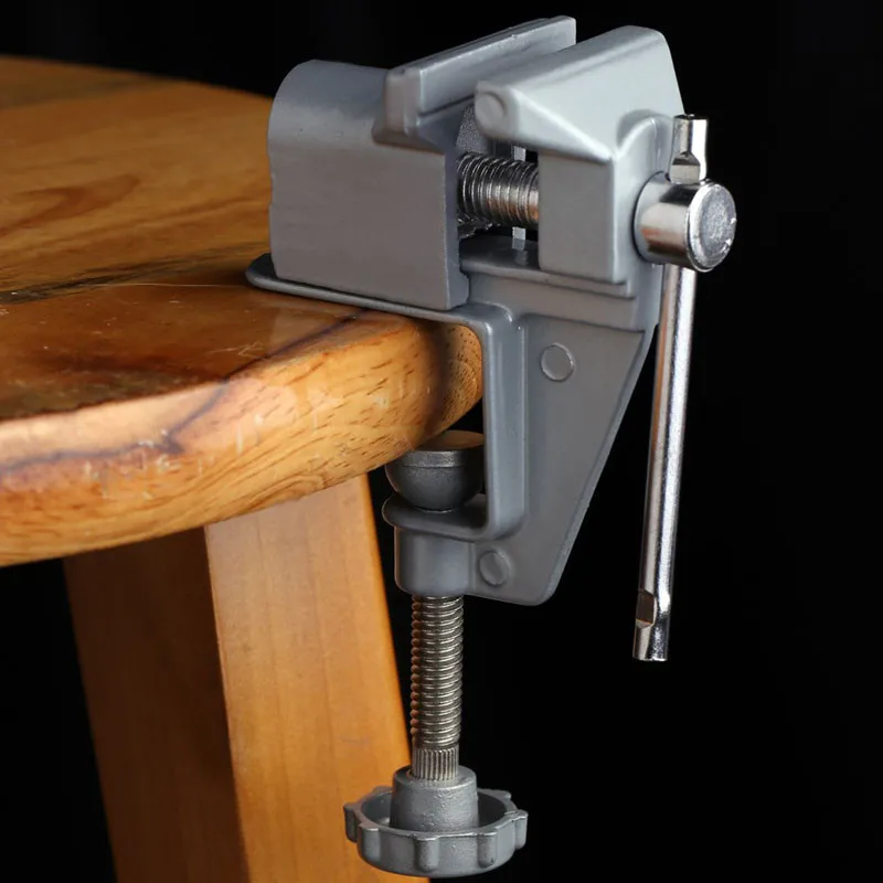 Мини Скамья тиски столик из алюминиевого сплава винт тиски скамья зажим DIY фиксированный инструмент для ремонта