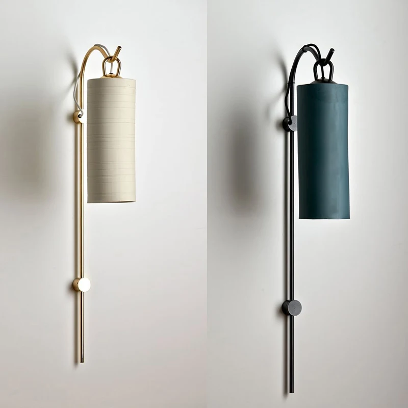 Скандинавская простая настольная прикроватная художественная настенные лампы в коридор гостиничный клуб пост-модерн