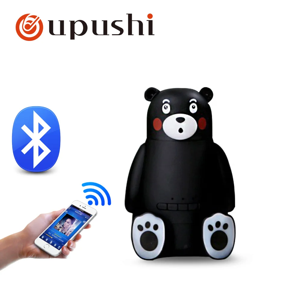 Oupushi bear портативный Bluetooth аудио использовать на открытом воздухе и в помещении с увлажнителем и использованием и bluetooth