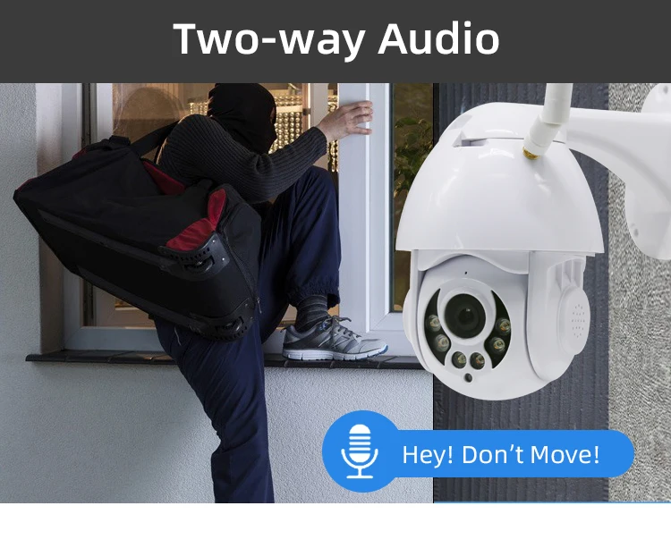 Ip-камера 1080 P, Wifi, камера безопасности, IP66, водонепроницаемая, двухсторонняя, аудио, P2P, ночное видение, камера наблюдения, детектор движения, камера