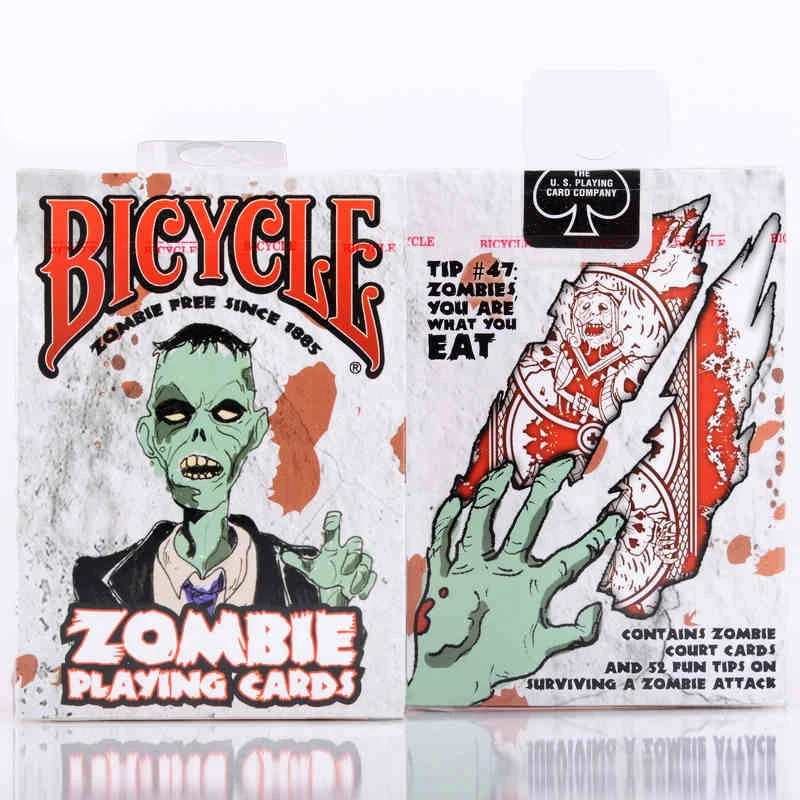 

1 deck Bicycle Cards Zombie Playing Cards Regular Bicycle Deck Rider Back Card Magic Trick Magic Props