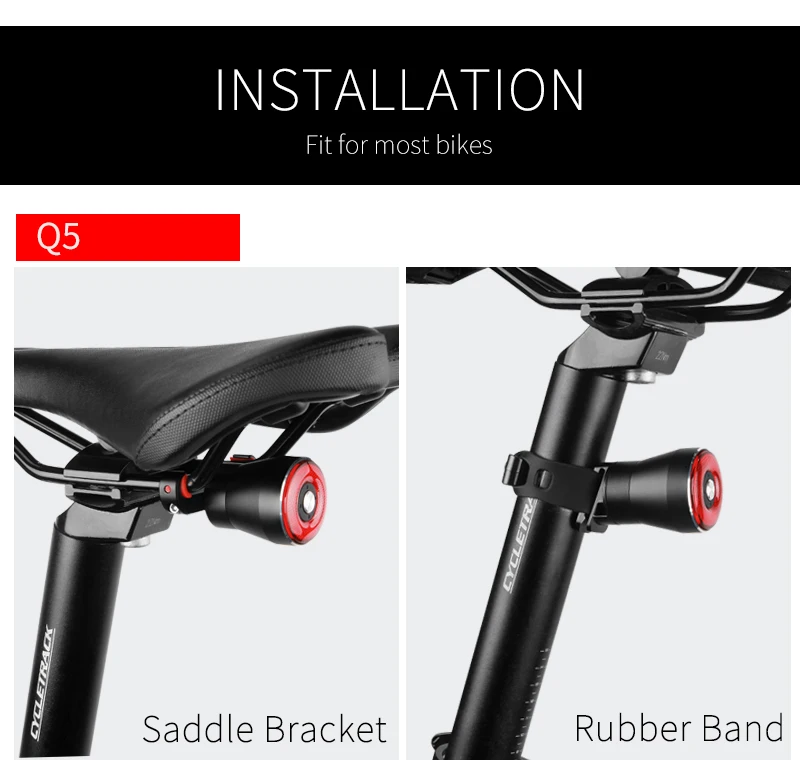 Top Bicycle Smart BrakingTaillight Brake Bike IPX5 Waterproof Light USB Rechargeable LED Cycling Lamp Flashlight Saddle Rear Light 5 Top Bicycle Smart BrakingTaillight Brake Bike IPX5 Waterproof Light USB Rechargeable LED Cycling Lamp Flashlight Saddle Rear Light 5