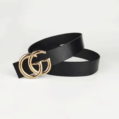 

new high quality men's and women's belt letter buckle fashion European and American women's decorative retro Jeans Belt