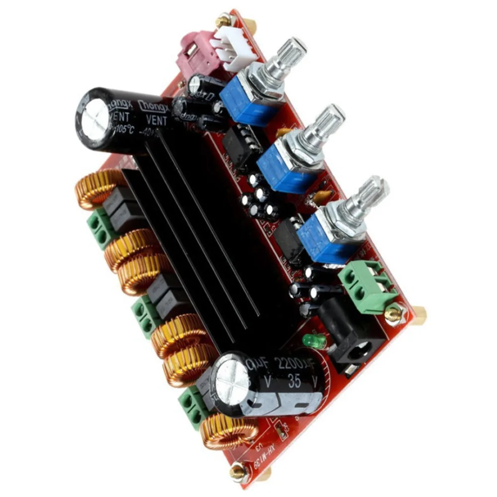2,1 канальный цифровой Мощность Плата усилителя 2*50 Вт+ 100 Вт TPA3116D2 12 V-24 V предназначен износостойкость