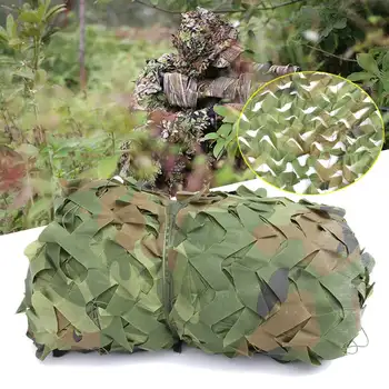 

10m Sun Shelter Camping Camo Net Army Woodland Jungle Camouflage Nets Hunting Shooting Shelter Hide Netting
