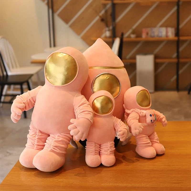 Simulation Space Series Plush Toys Astronaut Spaceman Rocket Spacecraft Stuffed Plush Doll Sofa Pillow Boys Birthday Gifts 4
