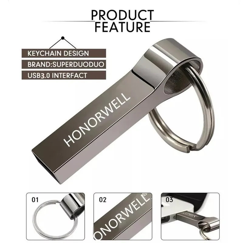 10pcs hot sale 3,0 memory stick 8 gb16gb32gb 64gb 128gb metall usb stick stick drive key usb flash drive kostenlos benutzer definiertes logo geschenk – Detail 3