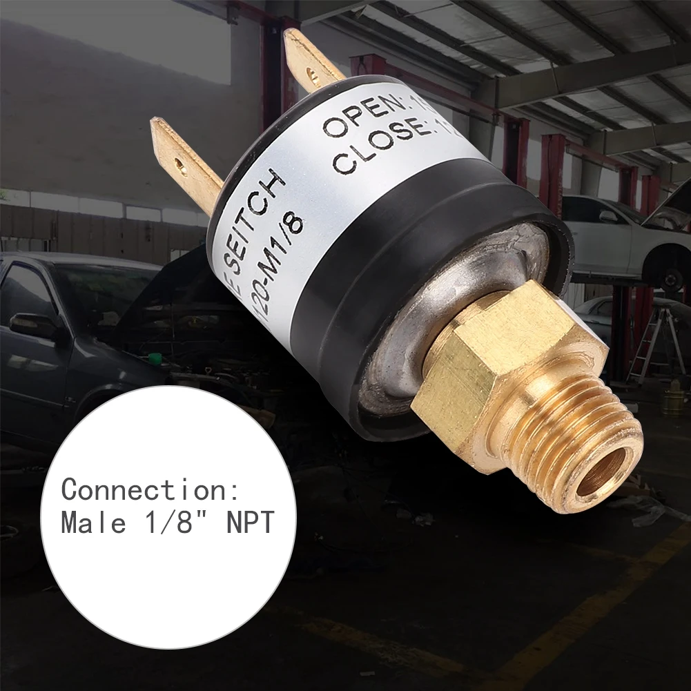 Мужской 1/" NPT воздушный компрессор переключатель давления 120-150psi металлический переключатель управления MAPS120150T18 реле давления воздуха