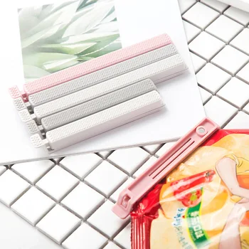 

2Pcs/Set Sealing Storage Clamp PP Multi Purpose Food Bag Clip 3Colors Snap-fastener Kitchen Gadgets Reusable