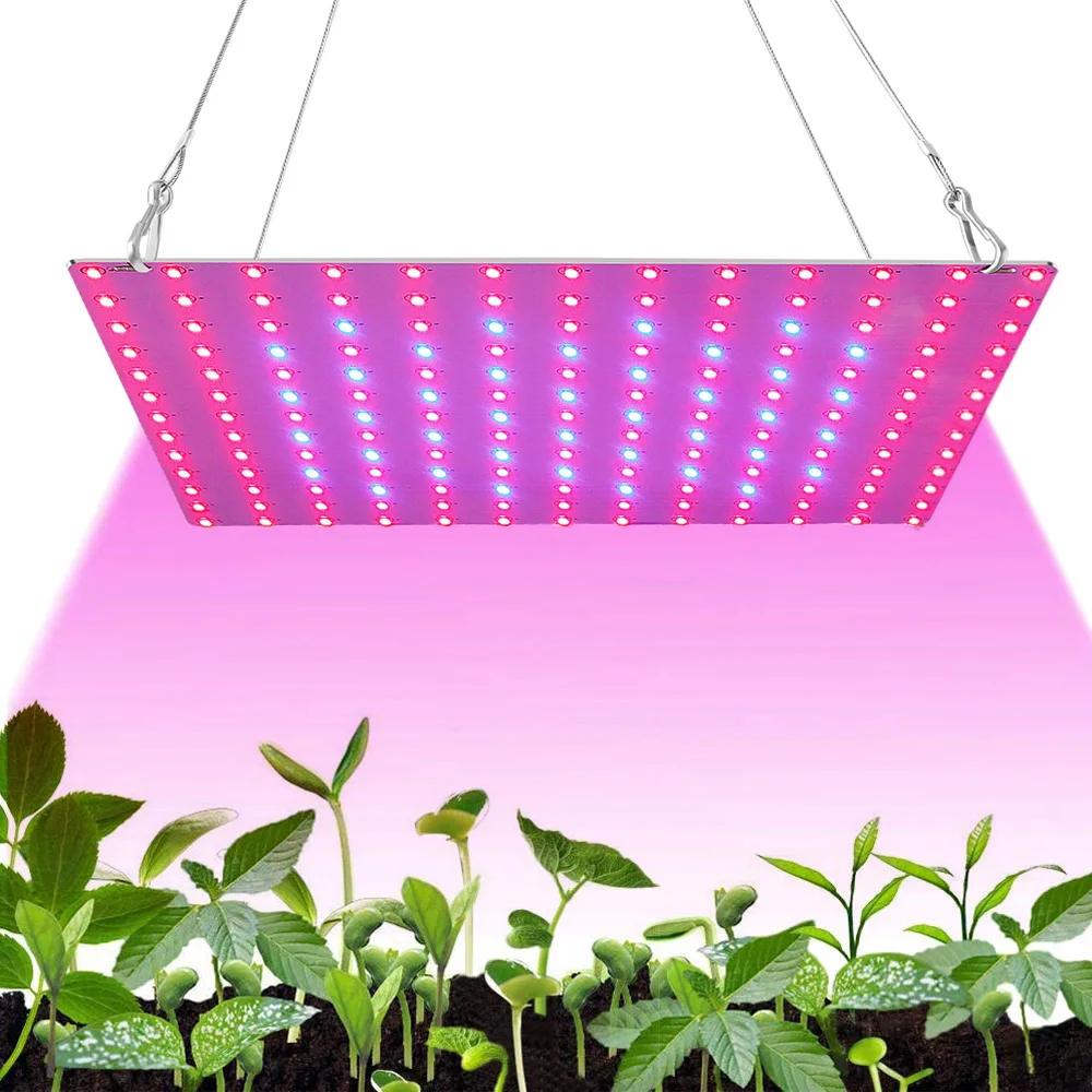 Luz LED para cultivo de plantas, lámpara hidropónica de espectro completo de 1000W/2000W, Phyto Veg Flower, Panel ultrafino para interior