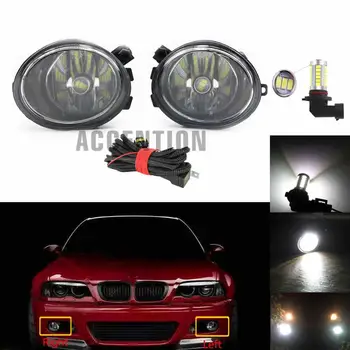 

LED Car Light Car-styling Front Fog Light Fog Lamp With Bulbs For BMW 3 Series E46 M3 Coupe 2000 2001 2002 2003 2004 2005 2006