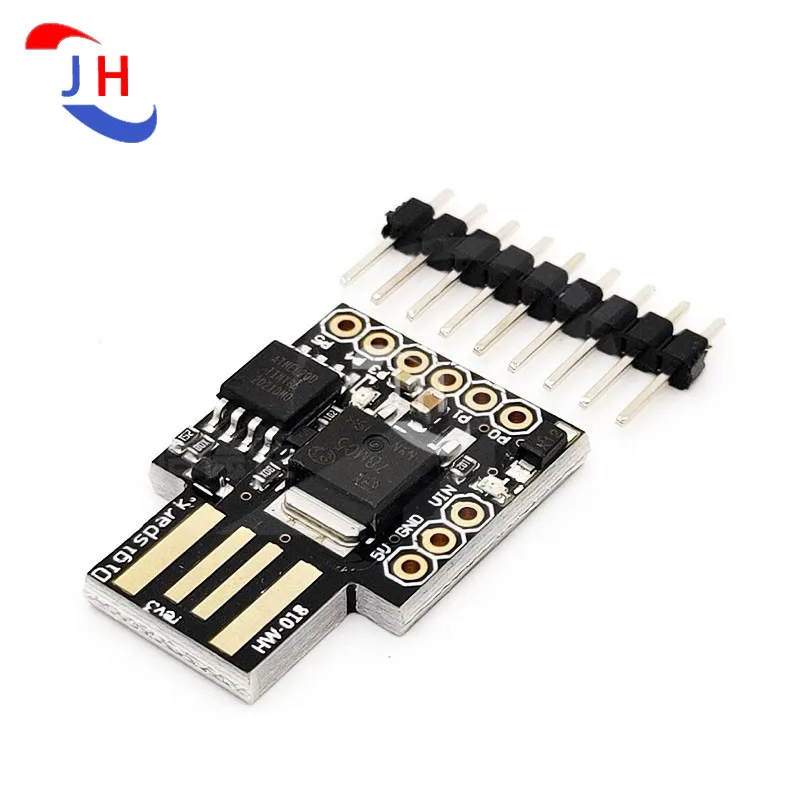 

Плата разработки ATTINY85 Digispark Kickstarter, модуль ATTINY85 для Arduino Usb 500 мА, регулятор 5 В, совместим с