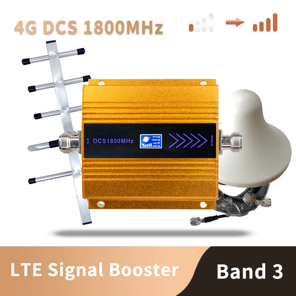 3G 4G LTE DCS 1800mhz Мобильный телефон усилитель GSM 1800 ретранслятор сигнала сотовый сети