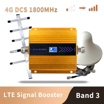 

3G 4G LTE DCS 1800mhz Moblie Phone Booster GSM 1800 Signal Repeater Cellular Cell Phone Amplifier Network 65dB Gain LCD Display