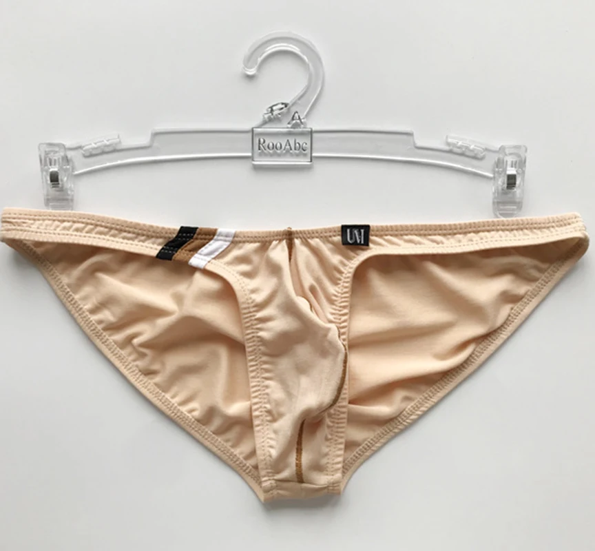 Men's Erotic Modal Briefs Sexy Big Cock Ball testicle Bag Hot Pouch