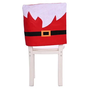 

Christmas Chair Covers Santa Claus Chair Back Cover Christmas Dinner Table Decoration New Year Party Supplies Xmas Ornament