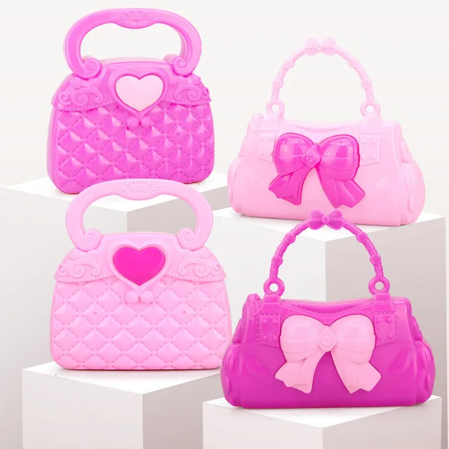 24-30PCS Pretend Play Kid Make Up Toys Pink Makeup Set Princess Hairdressing Simulation Plastic Toy For Girls Dressing Cosmetic 3