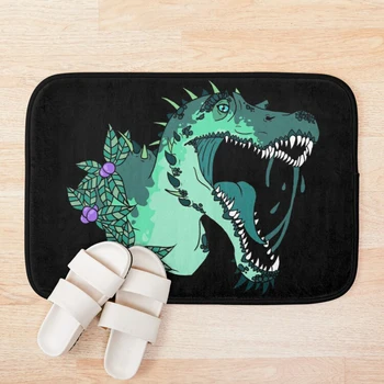 

Spinosaurus Bath Mat Bath Mat Flannel Whale Bathroom Non-slip Mat Home Decoration Seahorse Door Mat Badmat Tapis de bain