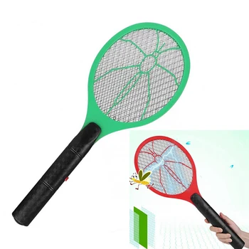 

Fly Swatter Electric 3-Layers Mesh Pest Repeller Bug Zapper Racket Wireless Long Handle Battery Powered