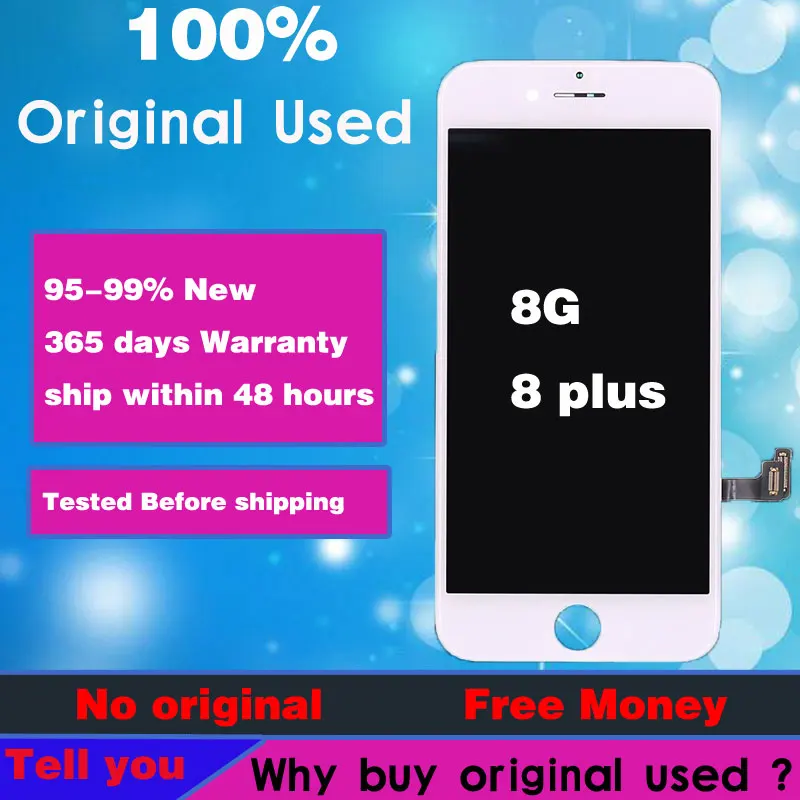 Оригинальный ЖК-экран для iphone 8 замена дисплея Pantalla с 3D сенсорной панелью