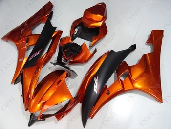 

YZF600 R6 2007 Fairings YZFR6 2006 Plastic Fairings YZF R6 2006 - 2007 Fairings Orange Red Black