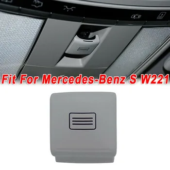

1pc Car Truck Interior Sunroof Window Switch Button Perfect match For Mercedes-Benz S W221 Grey ABS+PC Plastic kit