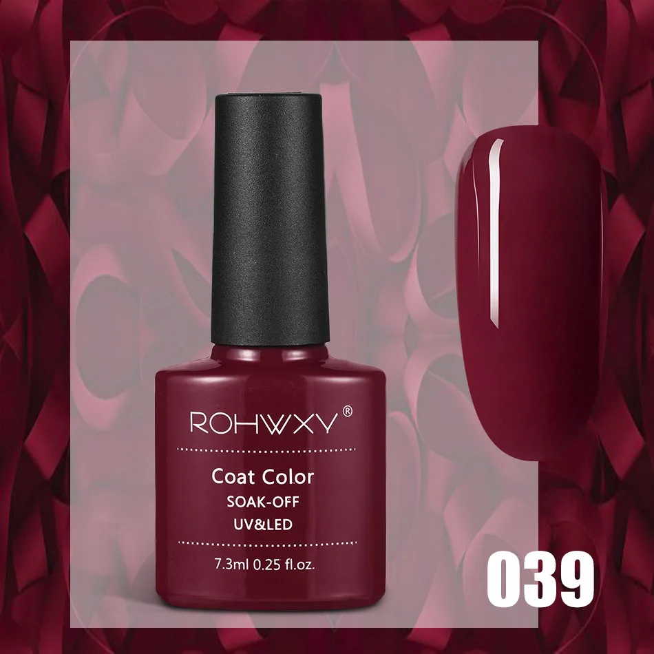 ROHWXY Гель-лак для ногтей, УФ светодиодный лак, все для маникюра, Гель-лак, Полупостоянный Гибридный гвоздь, живопись, впитывается для самостоятельного дизайна ногтей - Цвет: 39