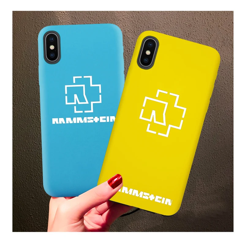 Rammstein Музыкальный Чехол для Телефона iPhone 11 X XR Xs Max 8 7 6 Plus 6S 5s SE Pro Мягкий силиконовый чехол для телефона TPU Coque винтажный