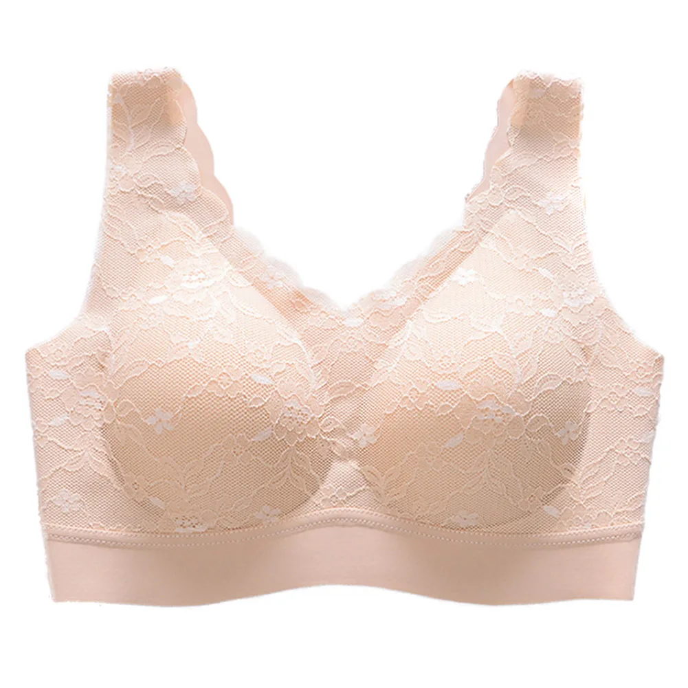Newest 5D Wireless Contour Bra Padded Lace Push Up Brassiere Women Daily Bras Promotion | Красота и здоровье