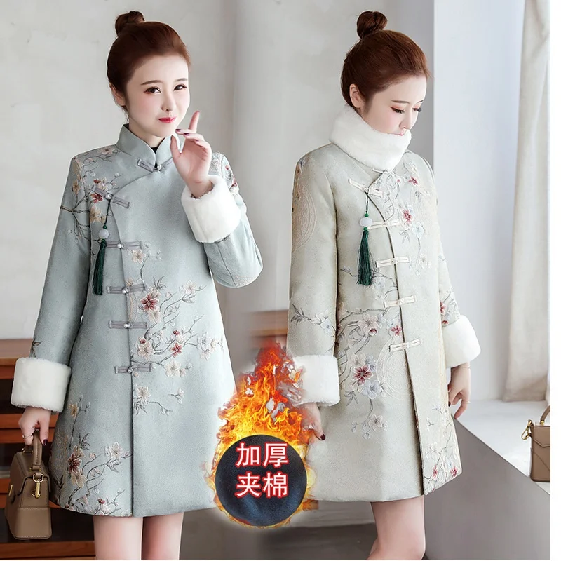 Традиционное китайское восточное платье Qipao женское пикантное современное
